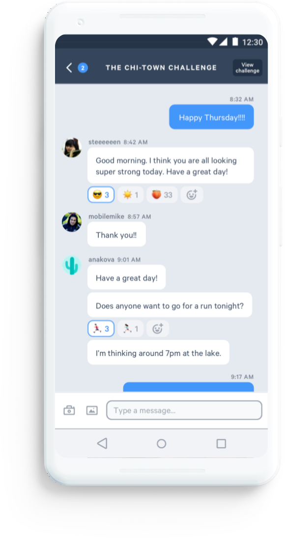 Stridekick Chat Feature